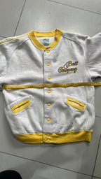 Bomber Best Company vintage Yacht Club California grigio giallo (M)