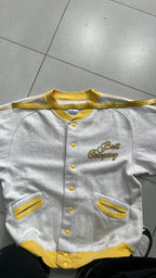 Bomber Best Company vintage Yacht Club California grigio giallo (M)
