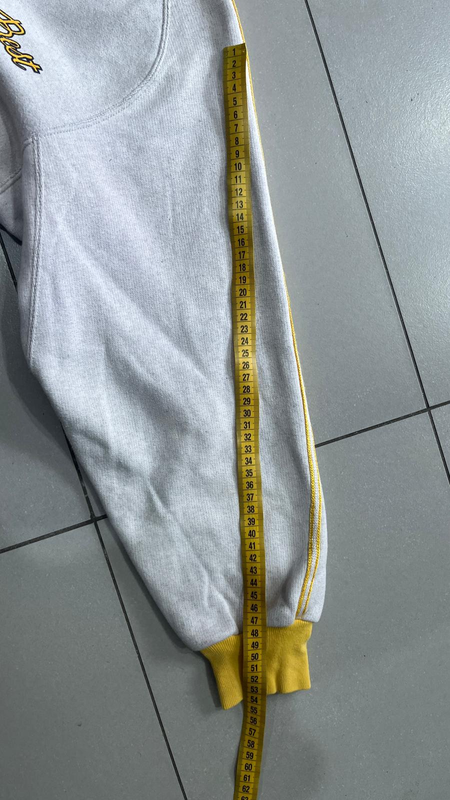 Bomber Best Company vintage Yacht Club California grigio giallo (M)