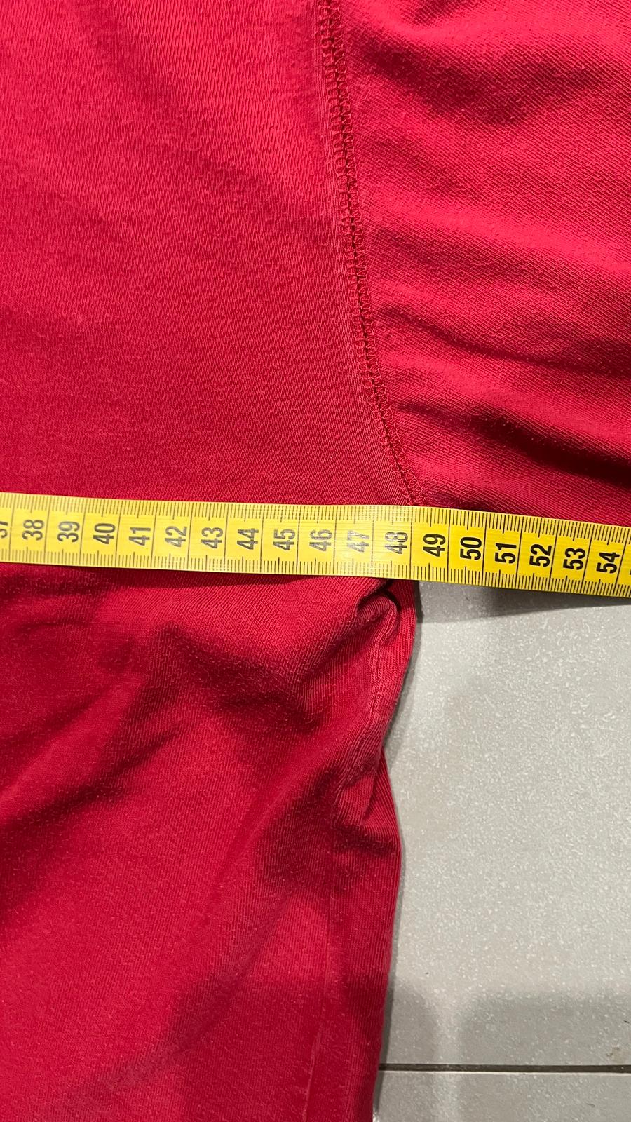 Felpa Champion Rossa con Logo Ricamato - Embroidered Red Champion Sweatshirt Vintage Y2K (S)