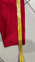 Felpa Champion Rossa con Logo Ricamato - Embroidered Red Champion Sweatshirt Vintage Y2K (S)