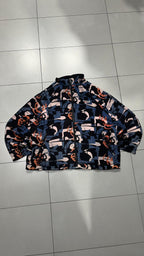Giacca Reebok vintage fantasia astratta oversize Y2K (L)
