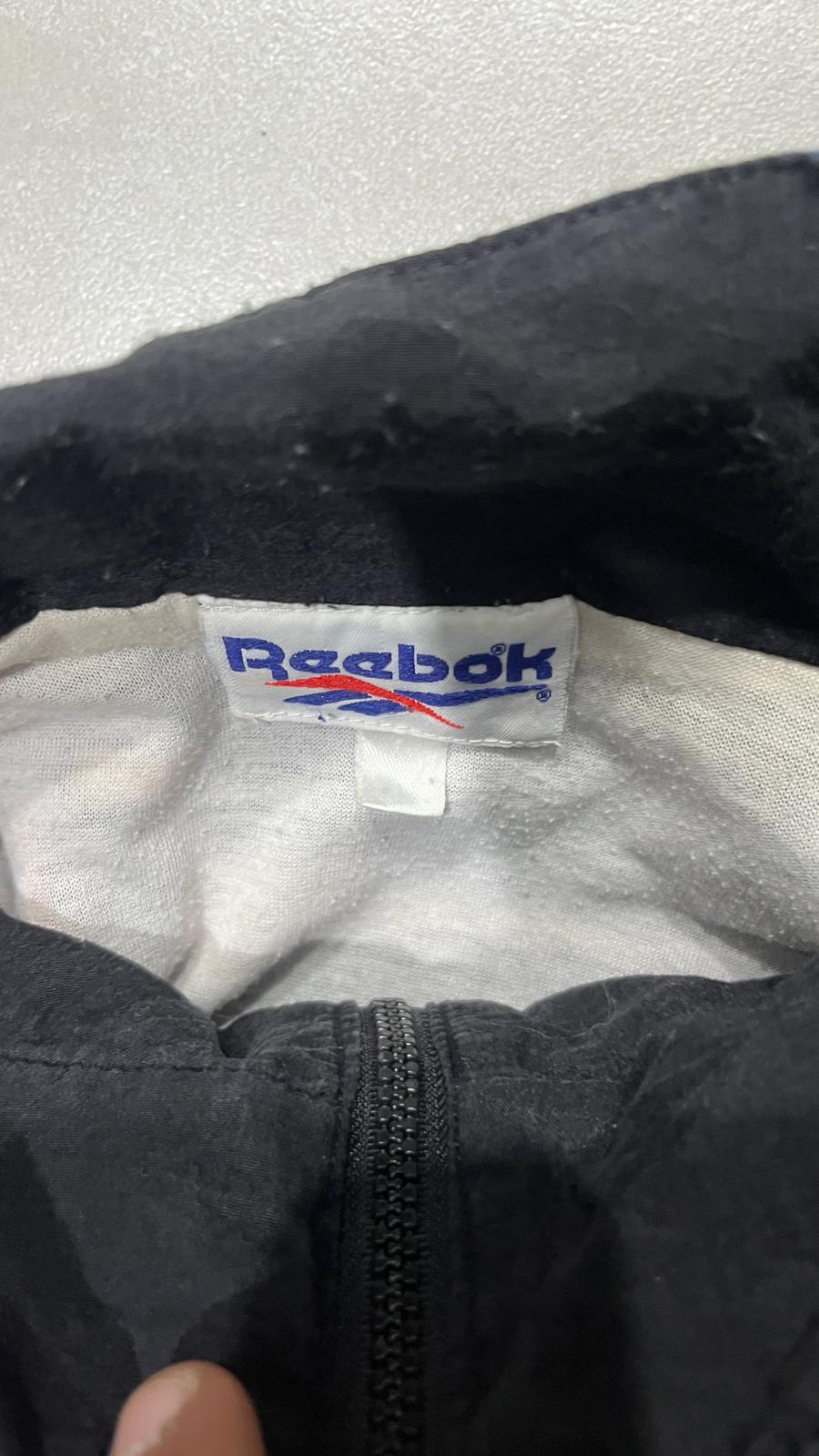 Giacca Reebok vintage fantasia astratta oversize Y2K (L)