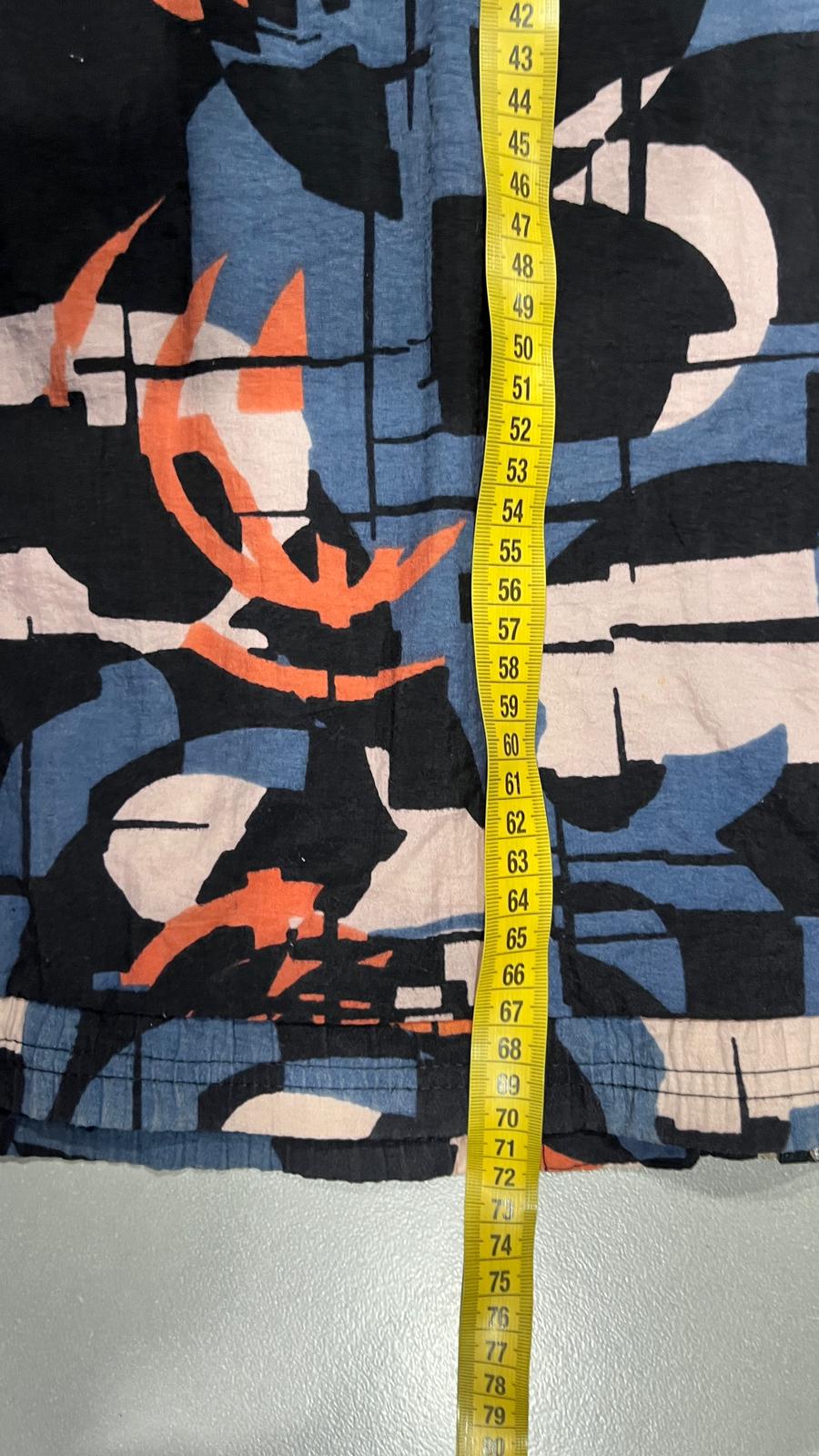 Giacca Reebok vintage fantasia astratta oversize Y2K (L)