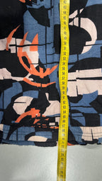 Giacca Reebok vintage fantasia astratta oversize Y2K (L)
