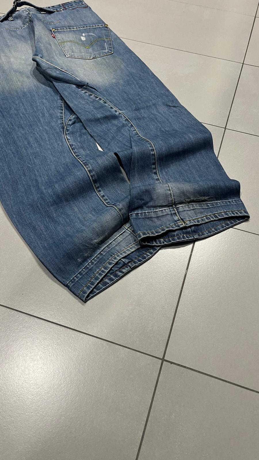 Jeans Levi’s Engineered uomo baggy wide leg denim Y2K vintage (L)