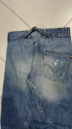 Jeans Levi’s Engineered uomo baggy wide leg denim Y2K vintage (L)