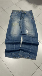 Jeans Levi’s Engineered uomo baggy wide leg denim Y2K vintage (L)