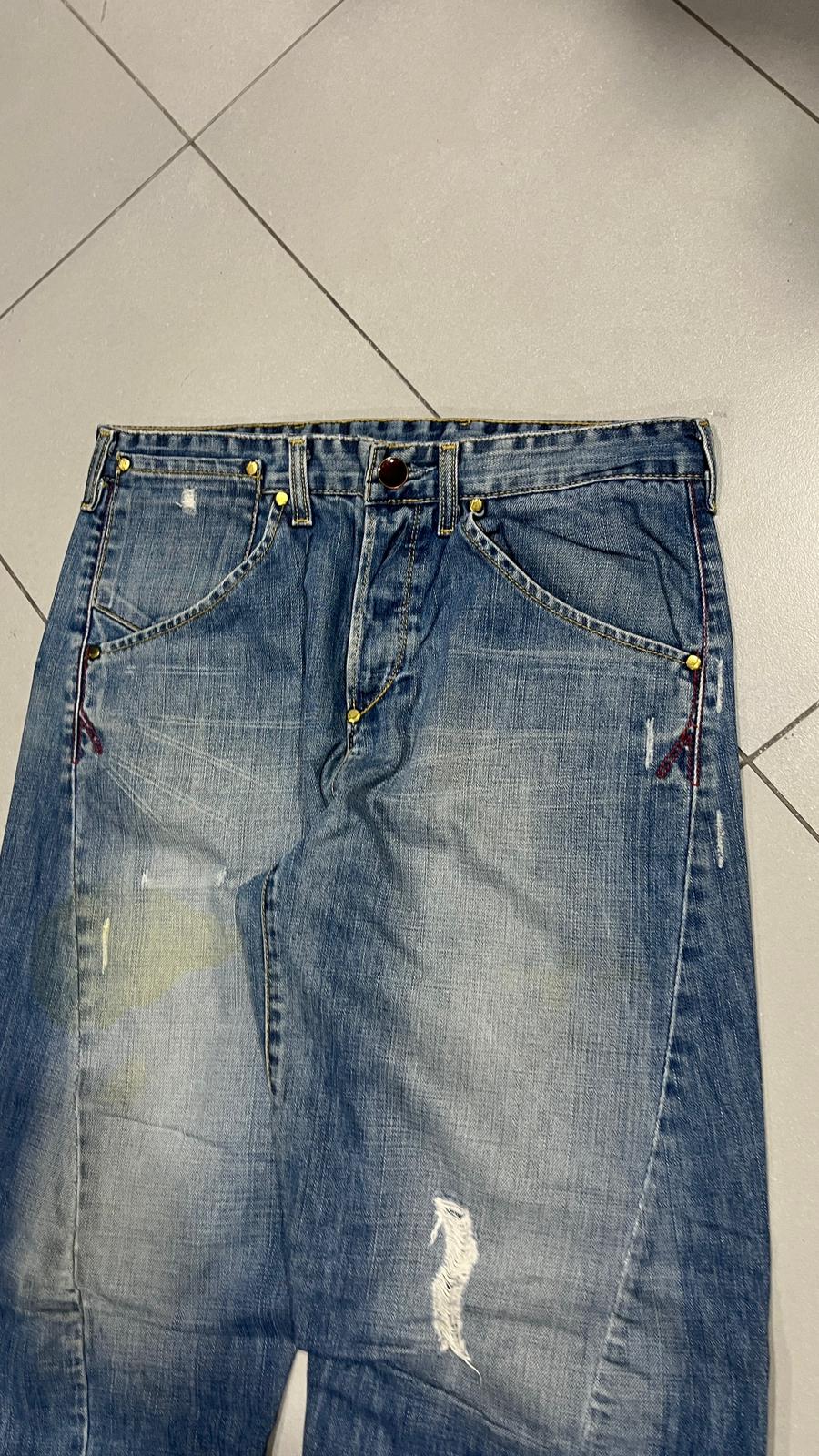 Jeans Levi’s Engineered uomo baggy wide leg denim Y2K vintage (L)
