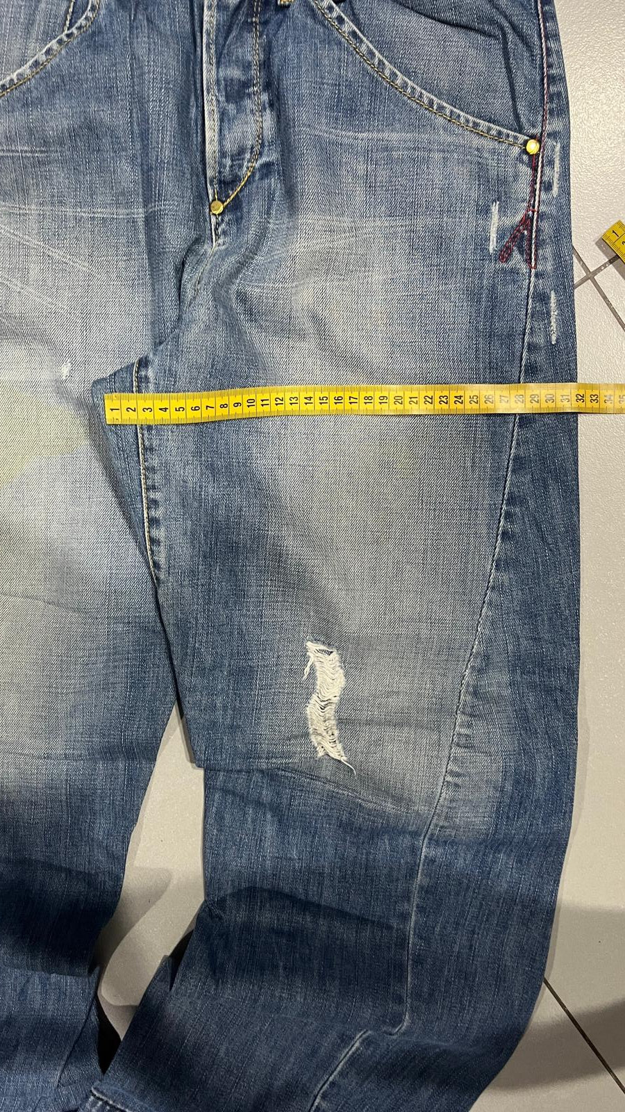 Jeans Levi’s Engineered uomo baggy wide leg denim Y2K vintage (L)
