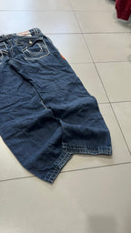 Jeans True Religion uomo baggy Billy Big T denim blu Y2K streetwear (M)