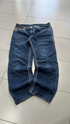 Jeans True Religion uomo baggy Billy Big T denim blu Y2K streetwear (M)