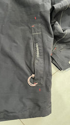 Giacca Tribord sailing uomo nera rossa tecnica impermeabile (M) Vintage Y2K Racing Jacket
