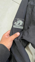 Giacca Tribord sailing uomo nera rossa tecnica impermeabile (M) Vintage Y2K Racing Jacket