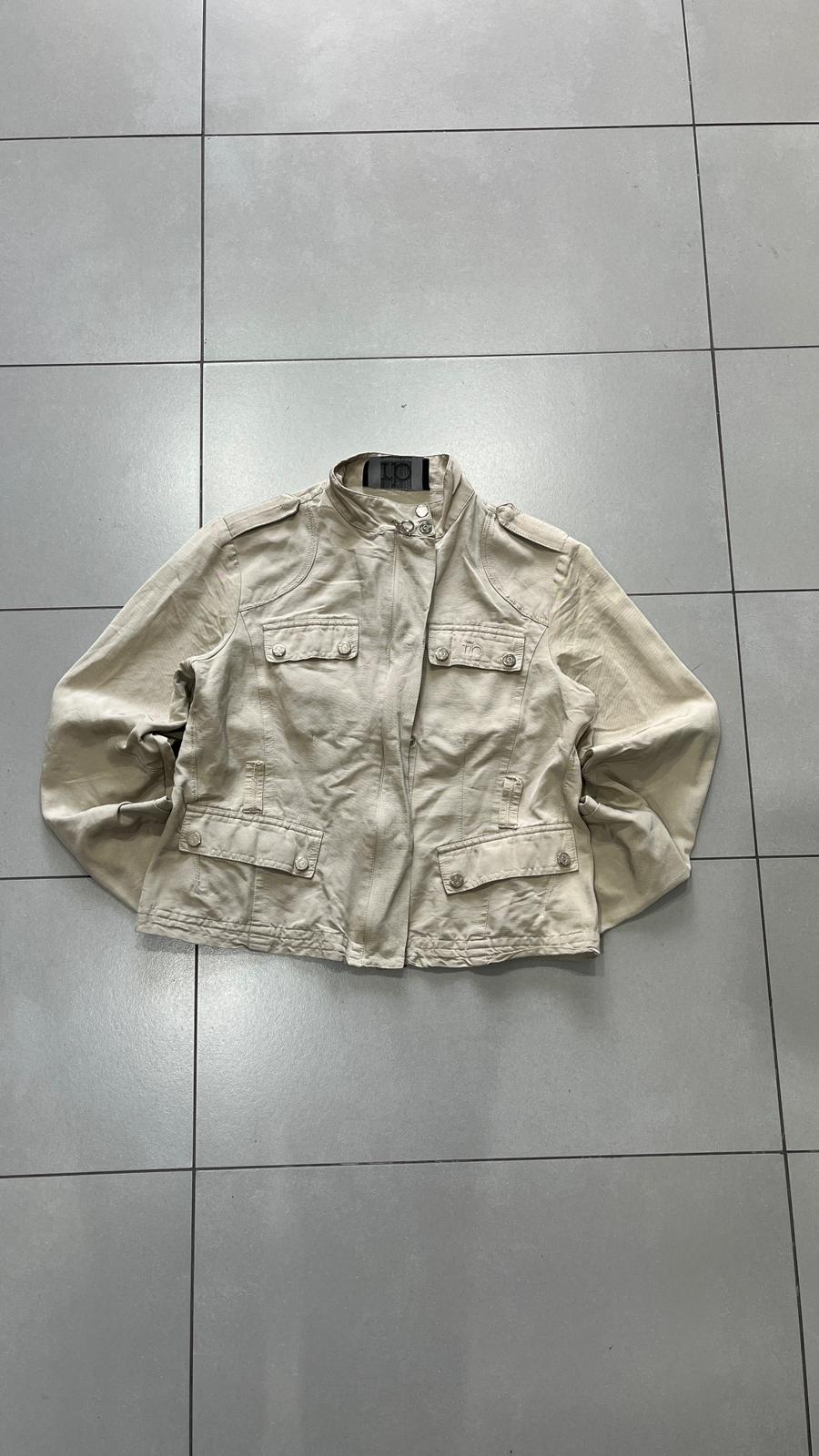 Giacca sahariana Rocco Barocco beige donna 42 IT S