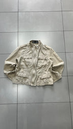 Giacca sahariana Rocco Barocco beige donna 42 IT S