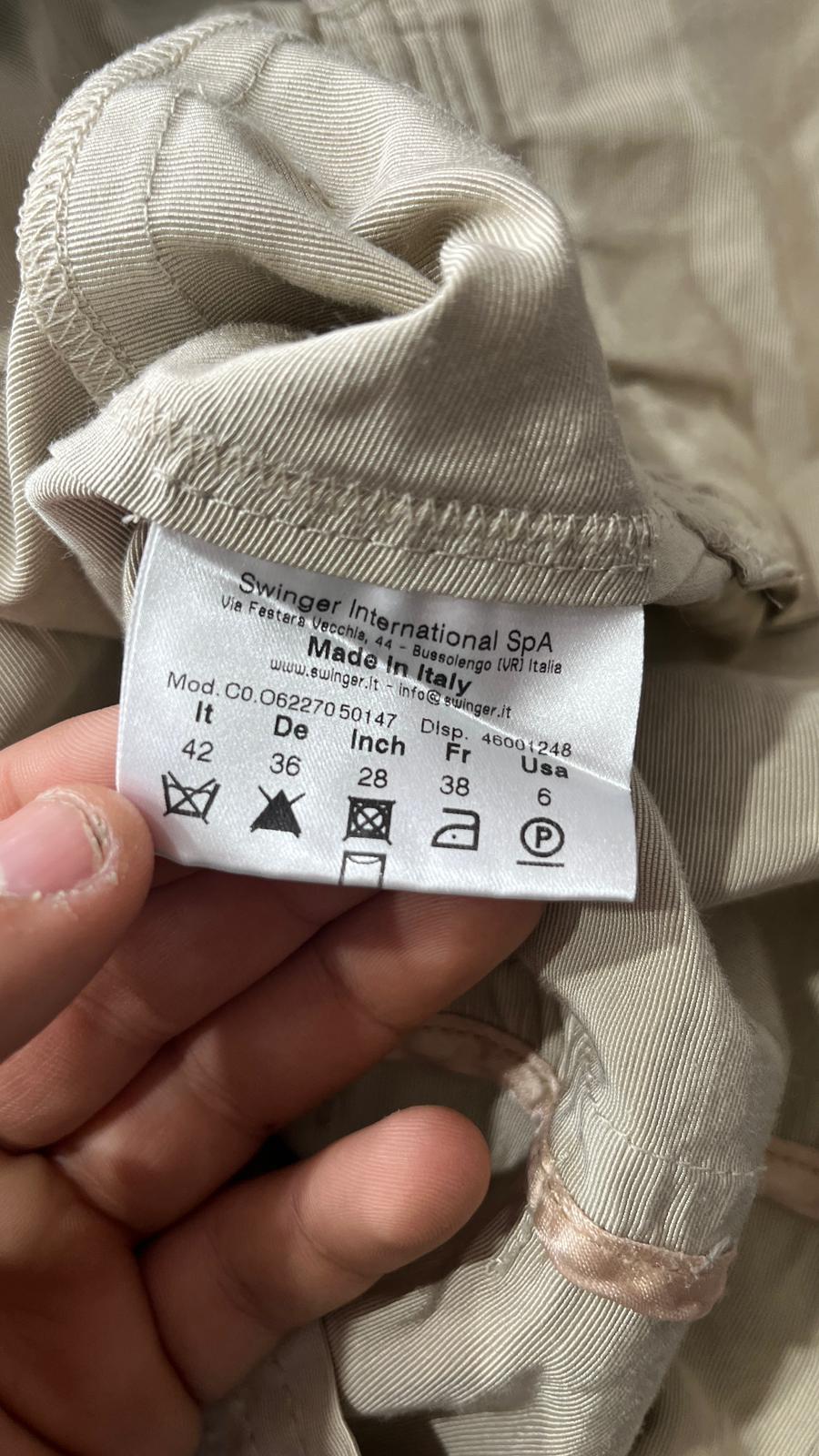 Giacca sahariana Rocco Barocco beige donna 42 IT S