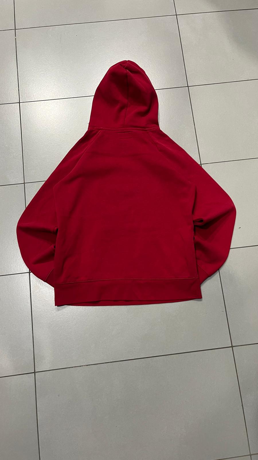 Felpa Jordan rossa con cappuccio XL Bambino S uomo logo Jumpman (S)