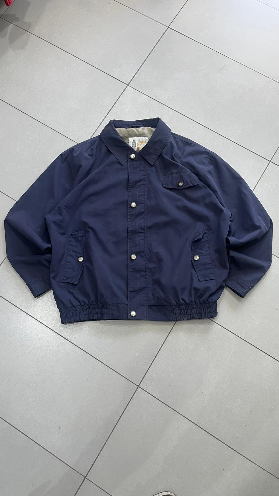 Giacca London Fog vintage blu navy Harrington uomo (M)