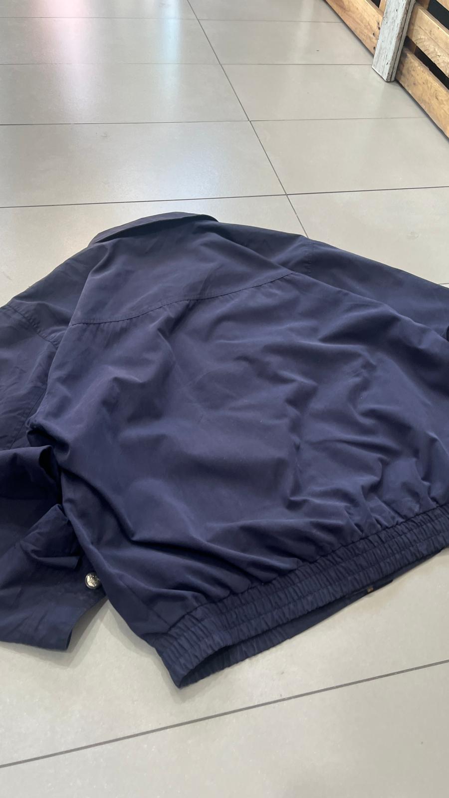 Giacca London Fog vintage blu navy Harrington uomo (M)