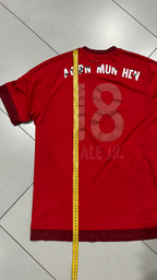 T-Shirt Football Bayern Monaco "18" Vintage Y2K 90s 2000s American Style (L)
