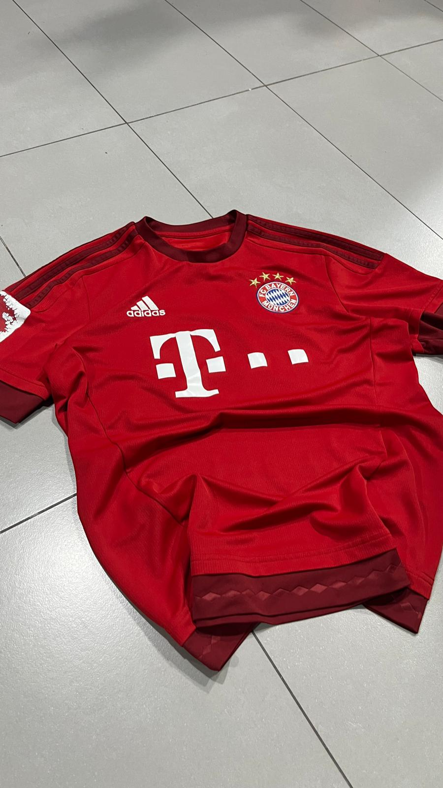 T-Shirt Football Bayern Monaco "18" Vintage Y2K 90s 2000s American Style (L)