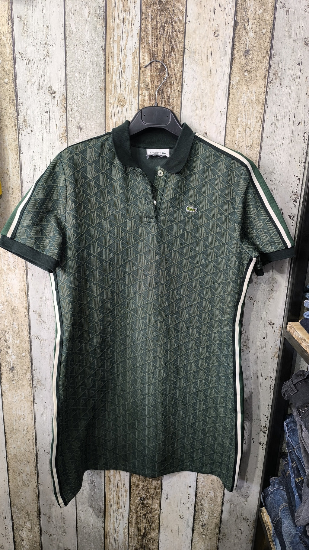 Vestitino Donna con bottoni Lacoste Geometrica Vintage Y2K Donna (44) — foto 3