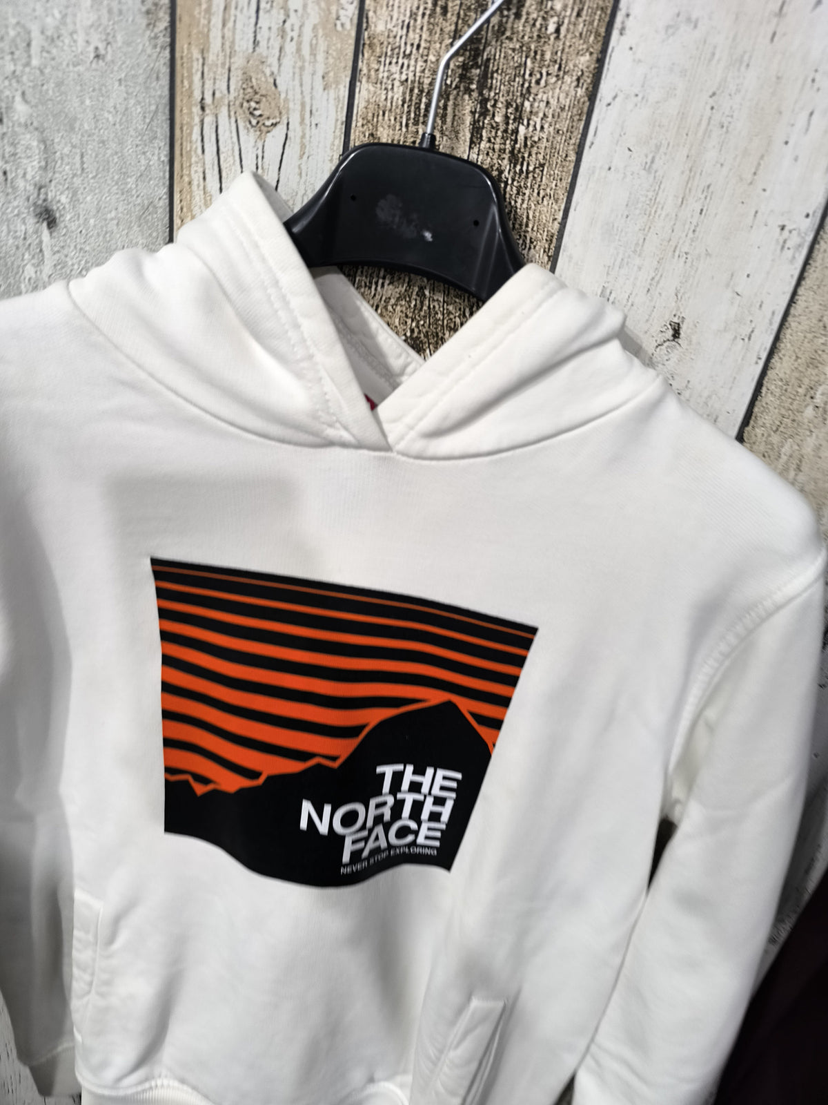 Felpa con cappuccio The North Face Bianca Grafica Vintage Y2K (S) — foto 4