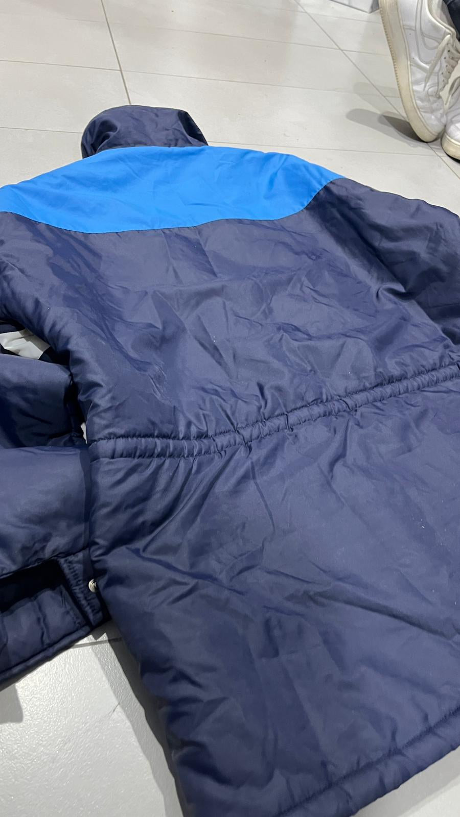 Giacca Imbottita Sportiva adidas Blu Navy Color Block Vintage Y2K (54) — foto 6