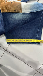 Jeans Urban Edge Jeans Co. Patchwork Blu Scuro Vintage Y2K — foto 7