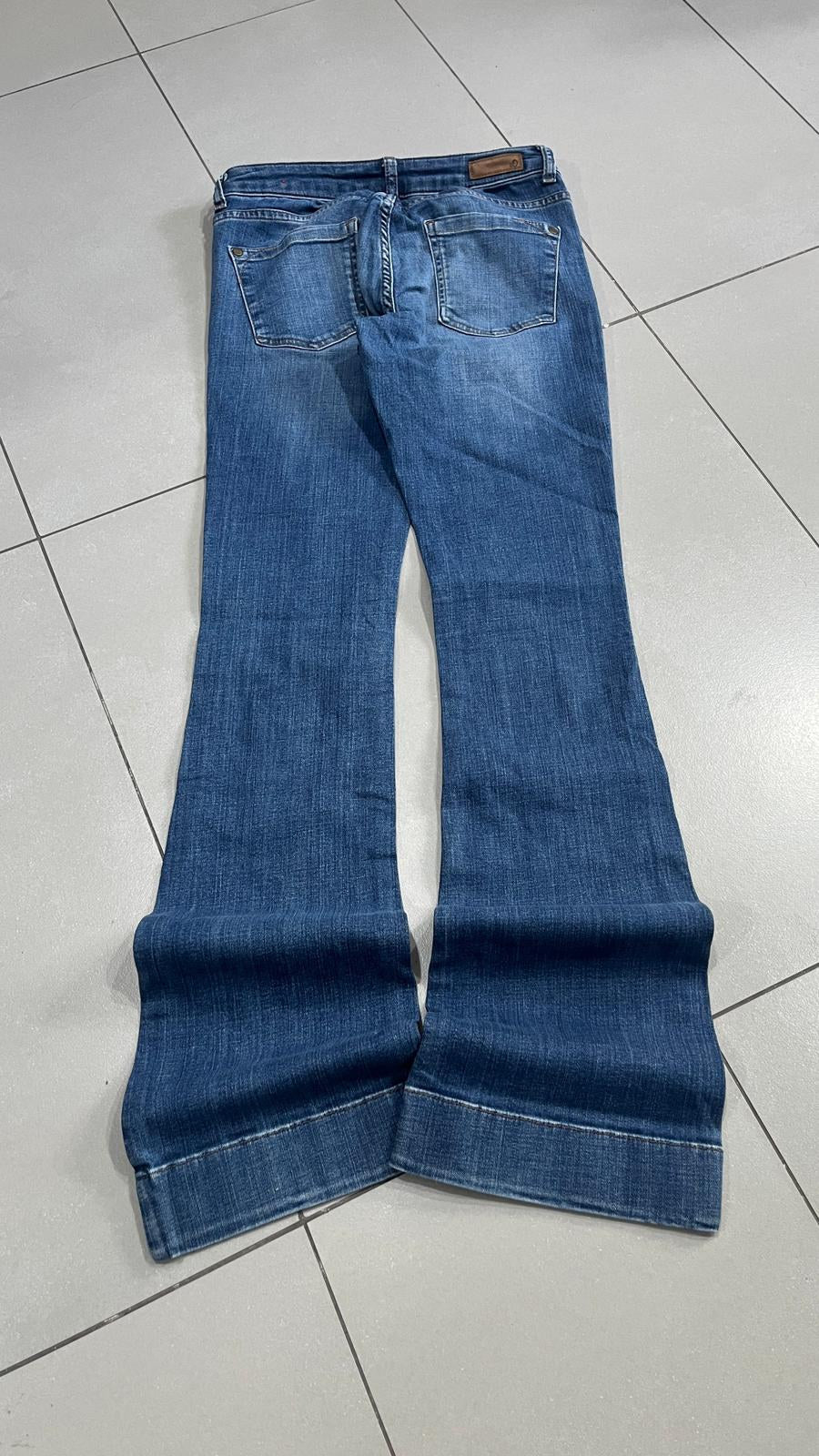 Jeans Bootcut s.Oliver Shape Bodycut Blu Denim Dé lavé Vintage Y2K — foto 3