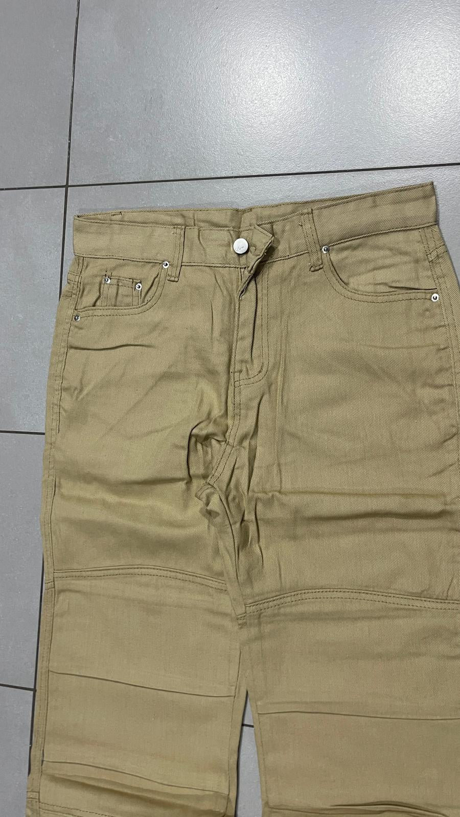 Pantaloni Beige Kaki Vintage Y2K (M) — foto 6