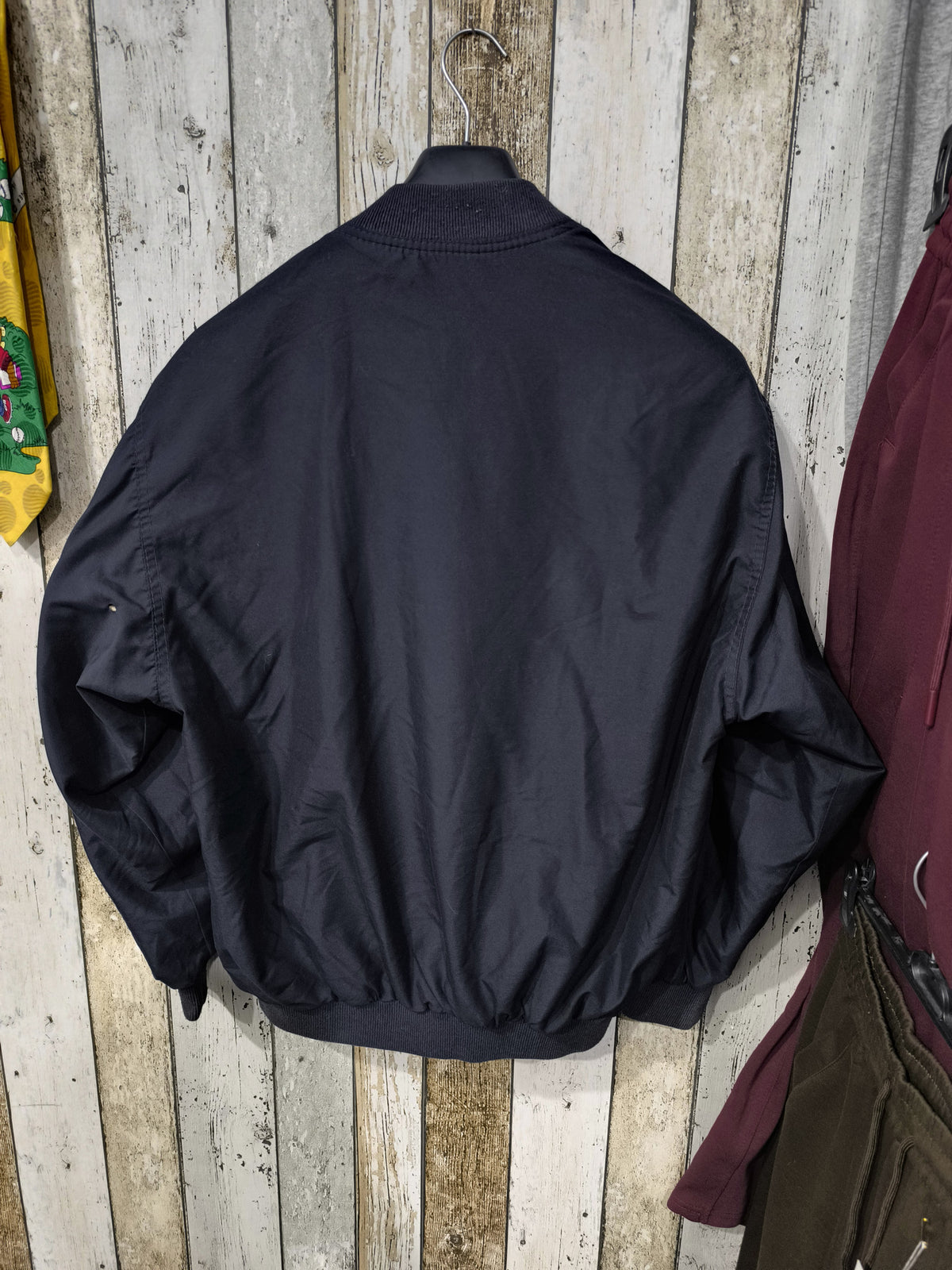Giacca bomber Lacoste Zip integrale Blu navy Vintage Y2K (L) — foto 5