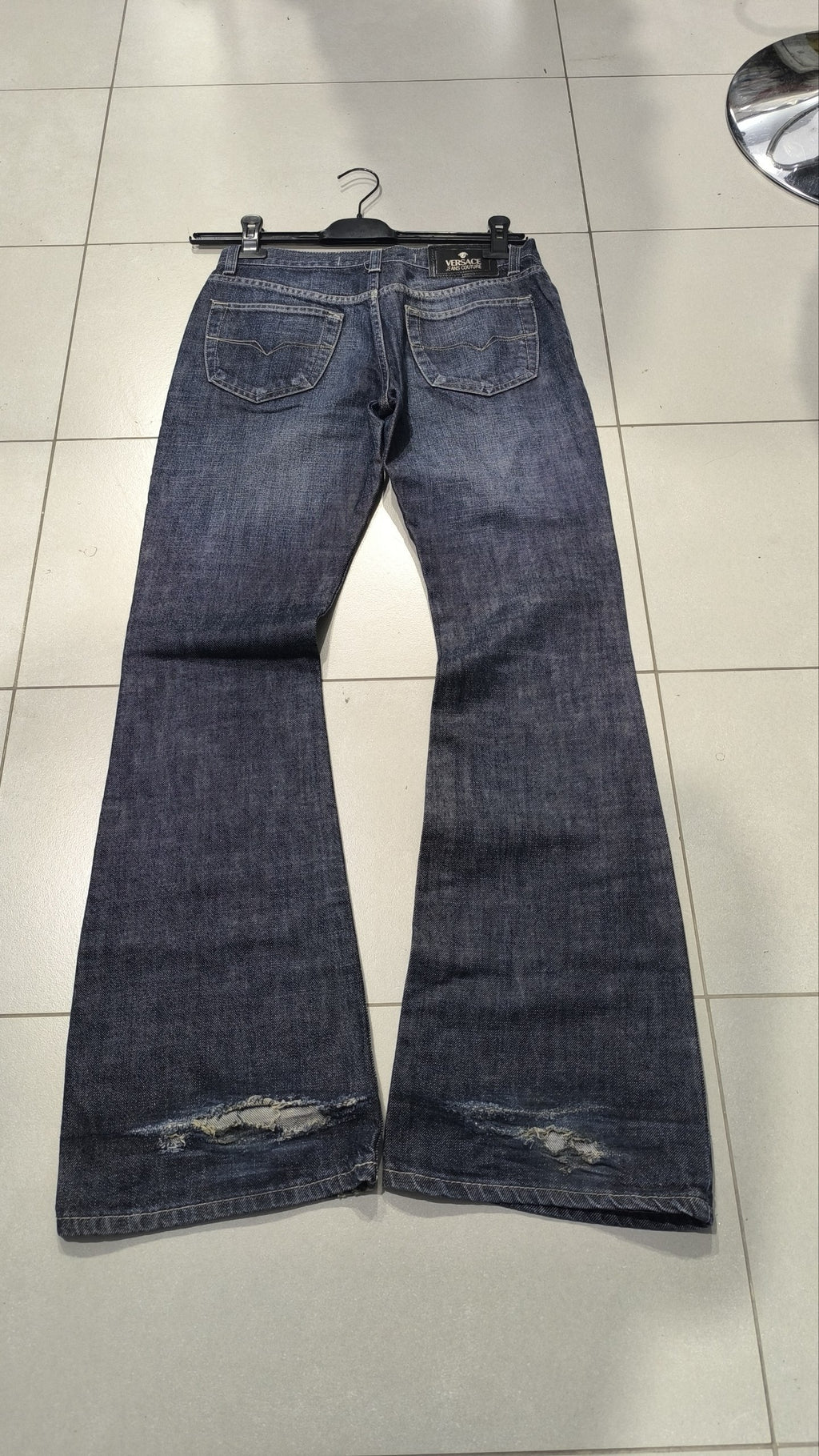 Jeans a vita bassa a zampa Versace Jeans Couture Vintage Y2K Donna (S) — foto 3