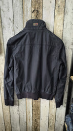 Giacca Napapijri Slim Fit Vintage Y2K Blu Zip Collo Righe (S) — foto 6