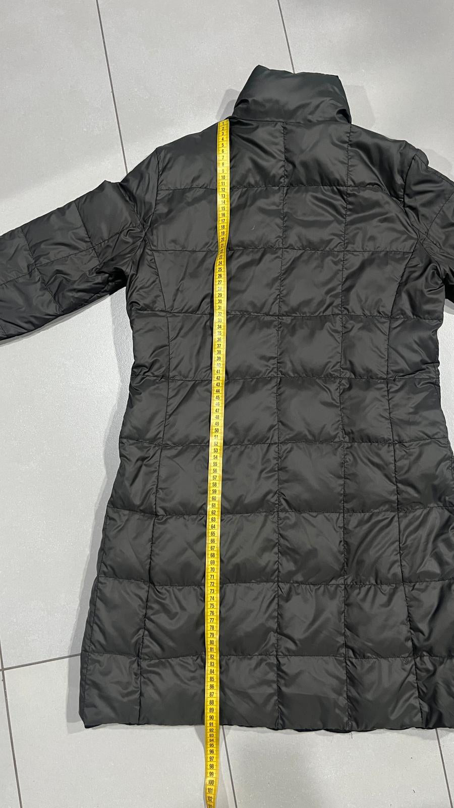 Piumino lungo Moncler Collo Alto Zip Integrale Grigio Vintage Y2K (3) — foto 7