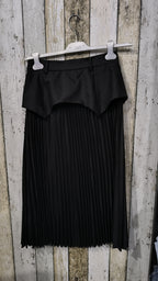Gonna lunga plissettata Christian Dior asimmetrica nera Vintage Y2K (M) — foto 5