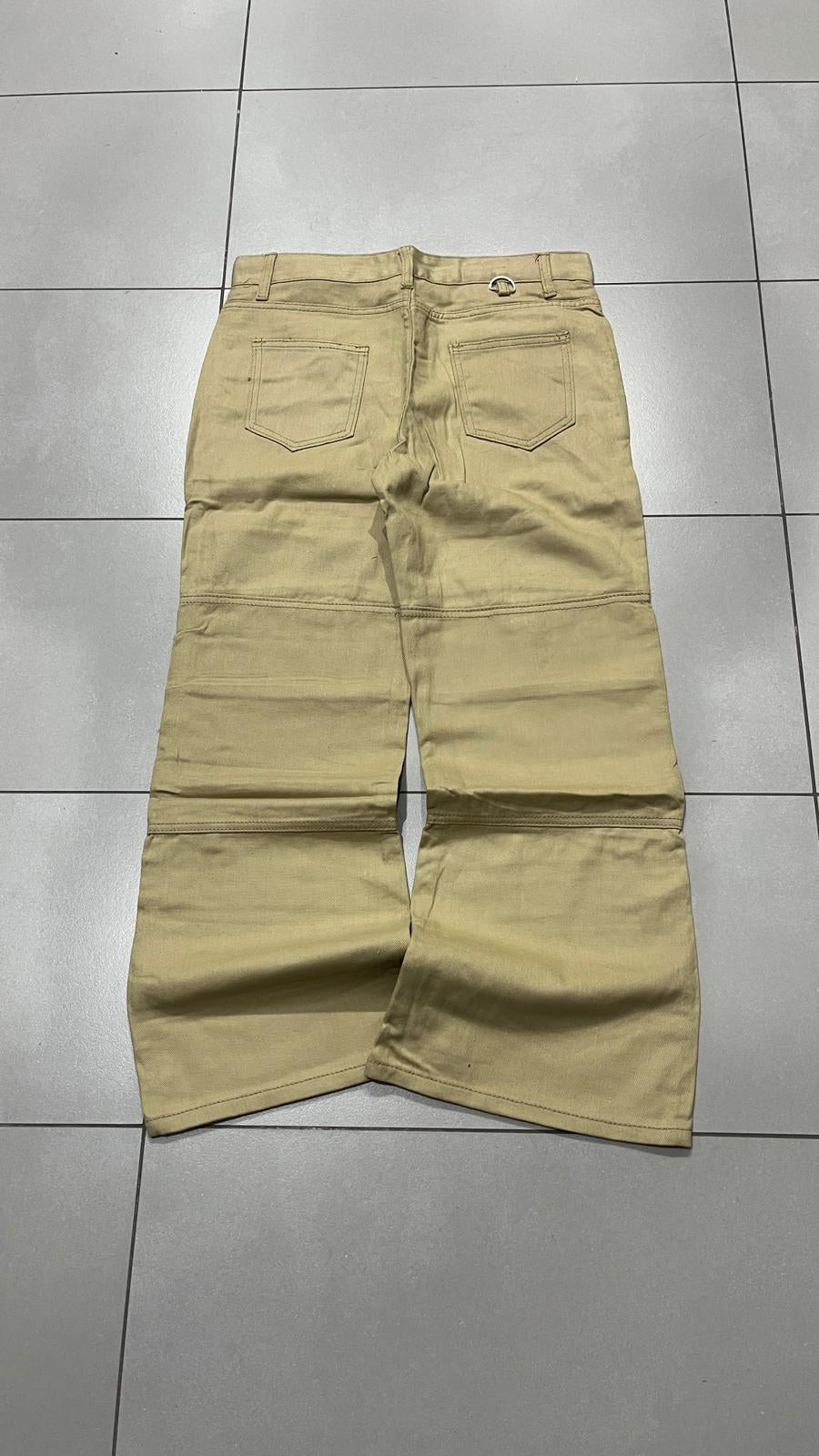 Pantaloni Beige Kaki Vintage Y2K (M) — foto 3