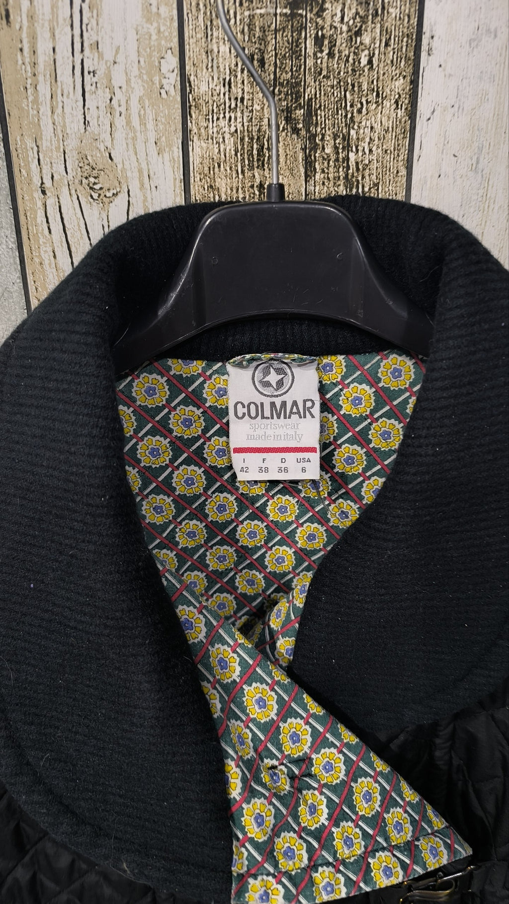 Colmar Giacca Nero Chiusura Fibbie Vintage Y2K Donna — foto 4