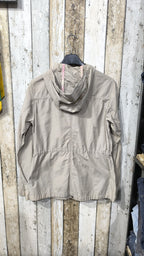 Giacca leggera con cappuccio Columbia tortora chiaro zip Vintage Y2K (S) — foto 6