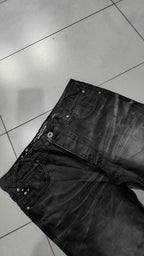 Jeans Southwave Denim gamba ampia Nero slavato Vintage Y2K Uomo (L) — foto 6