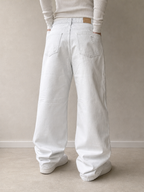 Denim Jeans Baggy Fit Silver Jeans Vintage Y2K (M) - indossata retro