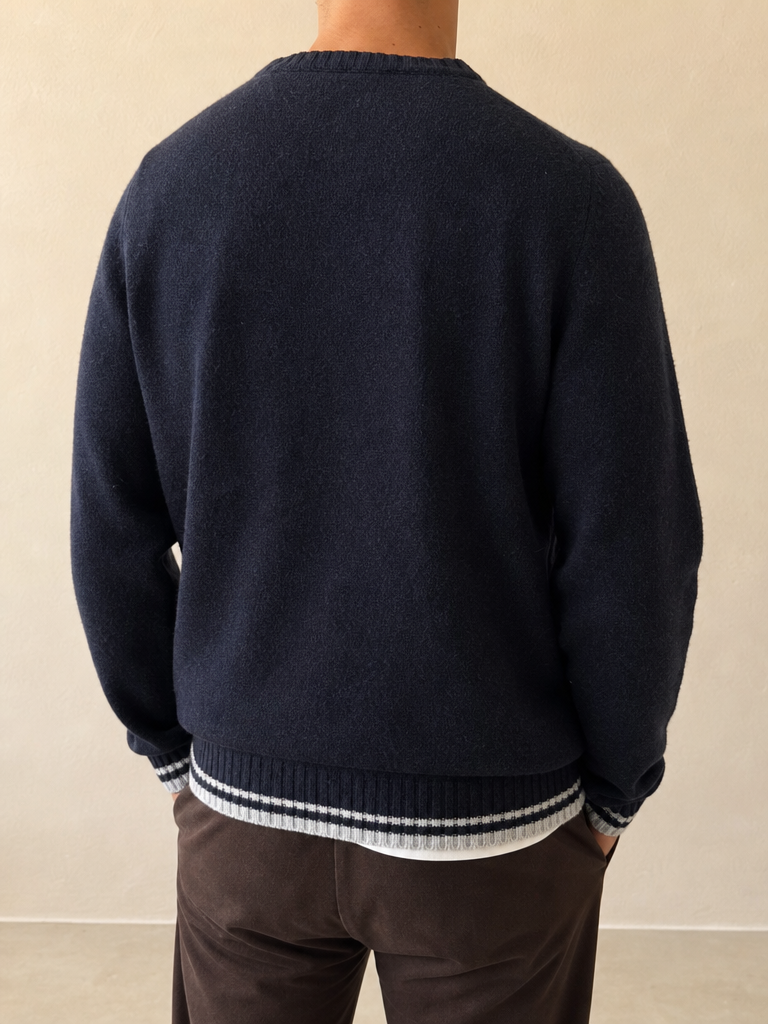 Maglione Woolrich con Stampa Centrale Piece Vintage Y2K Uomo (L) - indossata retro
