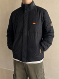 Giacca Giubbino Bomber Ellesse Logo Vintage Y2K (S) - indossata fronte