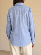 Camicia Marella Vintage Y2K Azzurro (L) - indossata retro