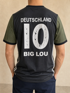 T-Shirt Adidas Deutsche - Germania Mondiali - Football 90s 2000s American Style Vintage Y2K Uomo (M) - indossata retro
