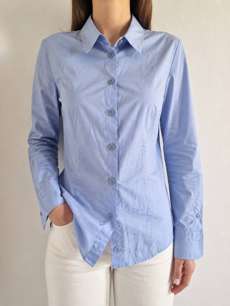 Camicia Marella Vintage Y2K Azzurro (L) — foto 1