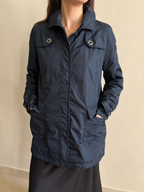 Giacca Giubbino Colmar Lungo con Chiusura a Scomparsa Vintage Y2K Donna (M) - indossata fronte
