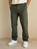 Pantaloni Pantalone in Cotone J.Lindeberg Verde Bosco Vintage Y2K Uomo (XXL) - indossata fronte