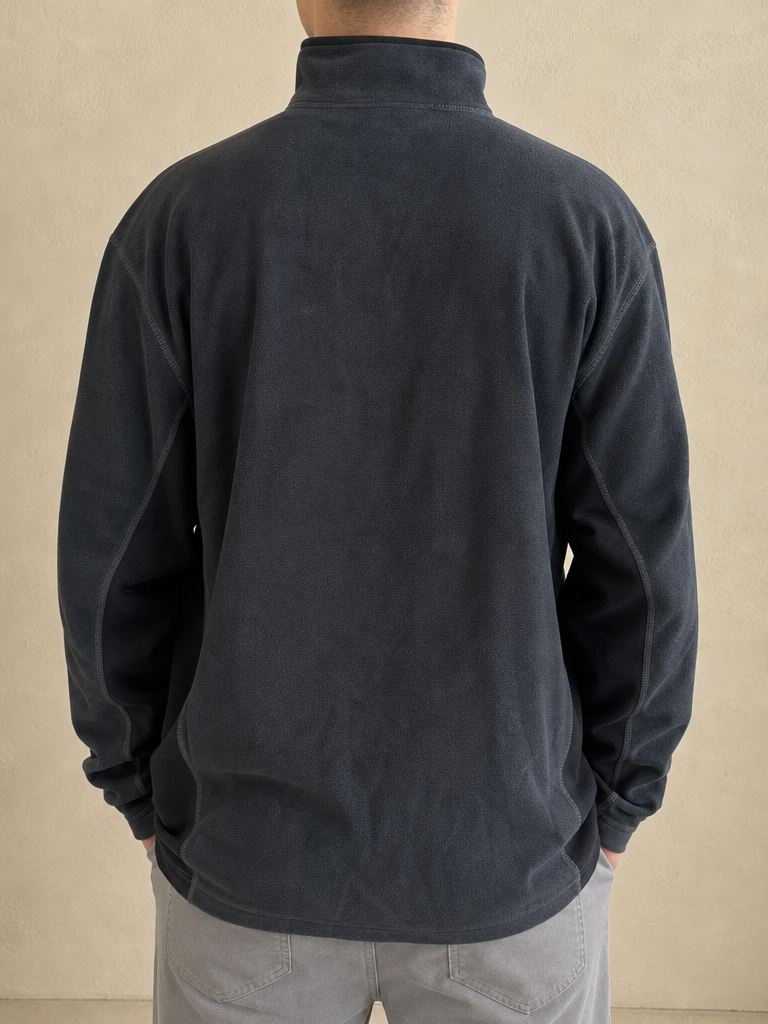 Maglieria The North Face Fleece 1/4 Zip Vintage Y2K Uomo (L) - indossata retro